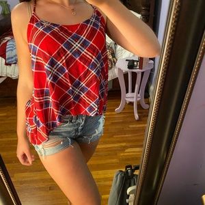 Plaid tank!!